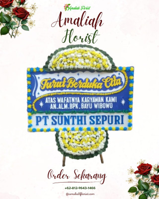 Papan Bunga Duka di Kota Baringin