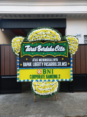 Papan Bunga Duka di Kota Baringin