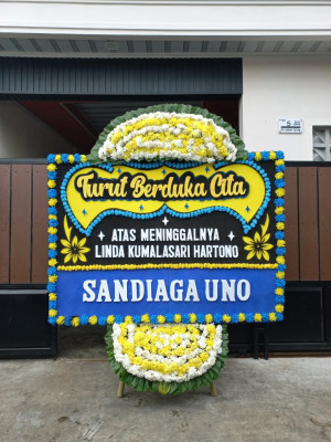 Papan Bunga Duka di Kota Baringin