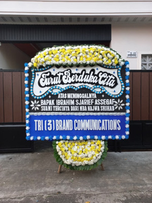 Papan Bunga Duka di Kota Baringin
